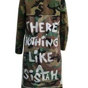 Camouflage duster